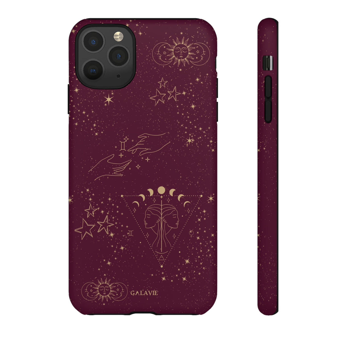 Gemini Zodiac Phone Case – Merlot