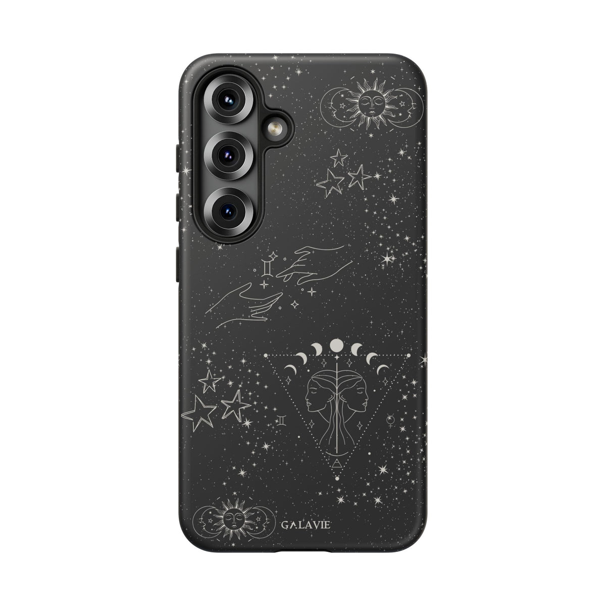 Gemini Zodiac Phone Case – Noir