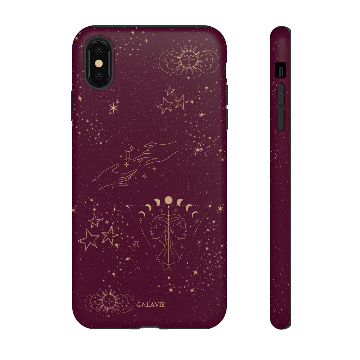 Gemini Zodiac Phone Case – Merlot