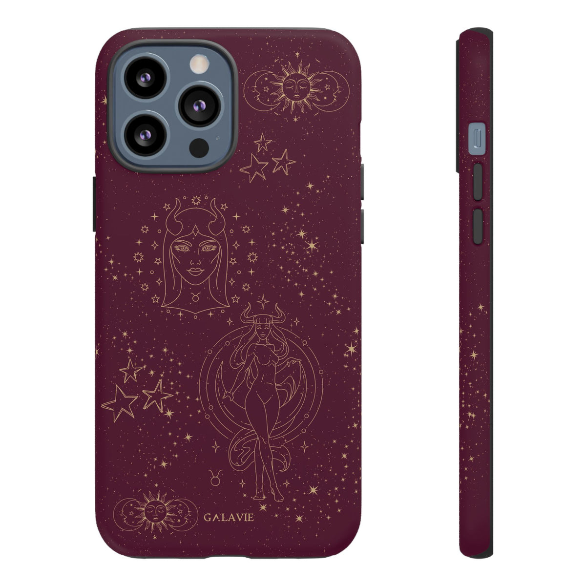 Taurus Zodiac Phone Case – Merlot