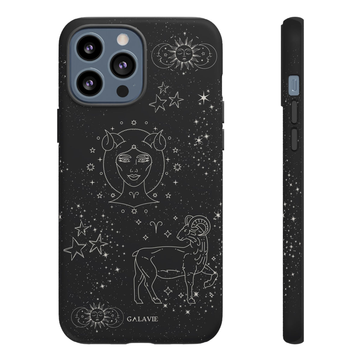 Aries Zodiac Phone Case – Noir