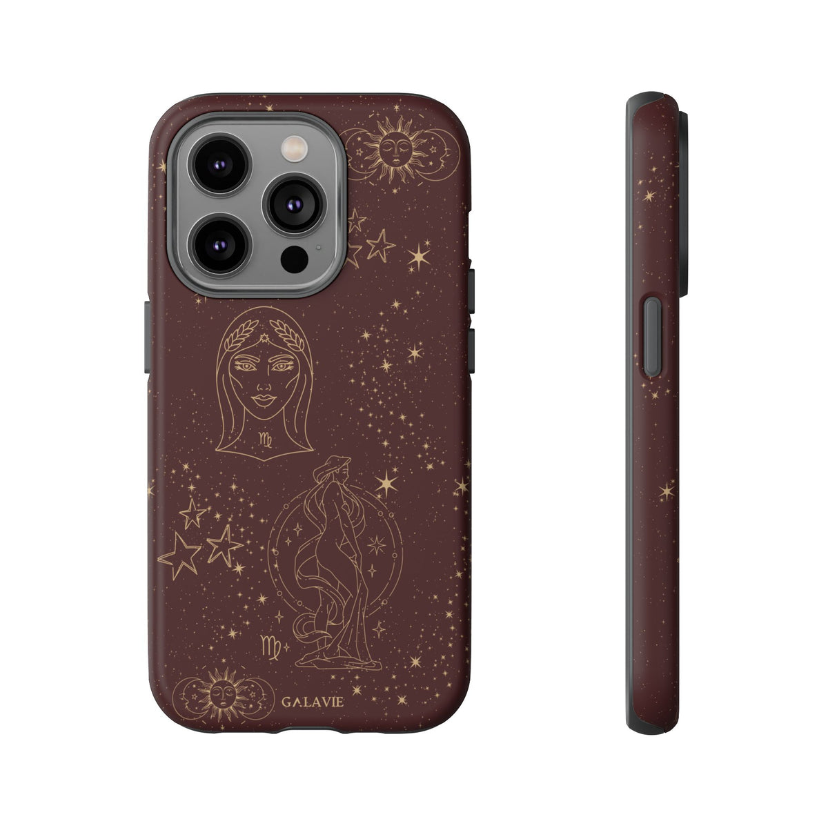 Virgo Zodiac Phone Case – Chocolate