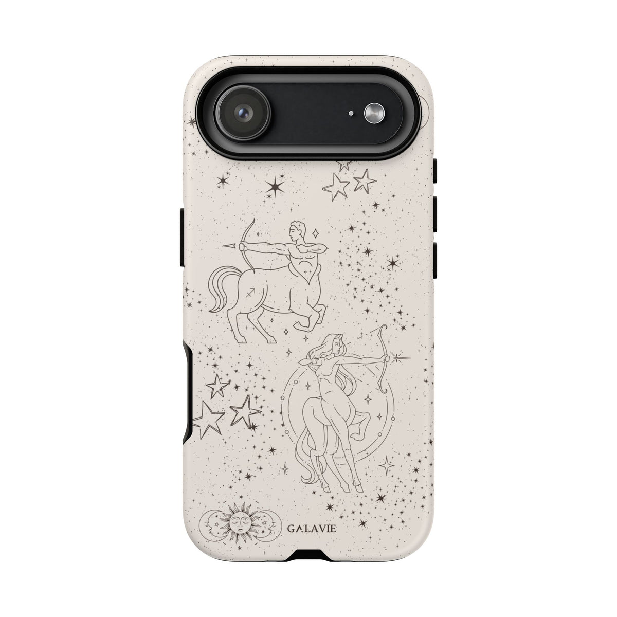 Sagittarius Zodiac Phone Case – Cream