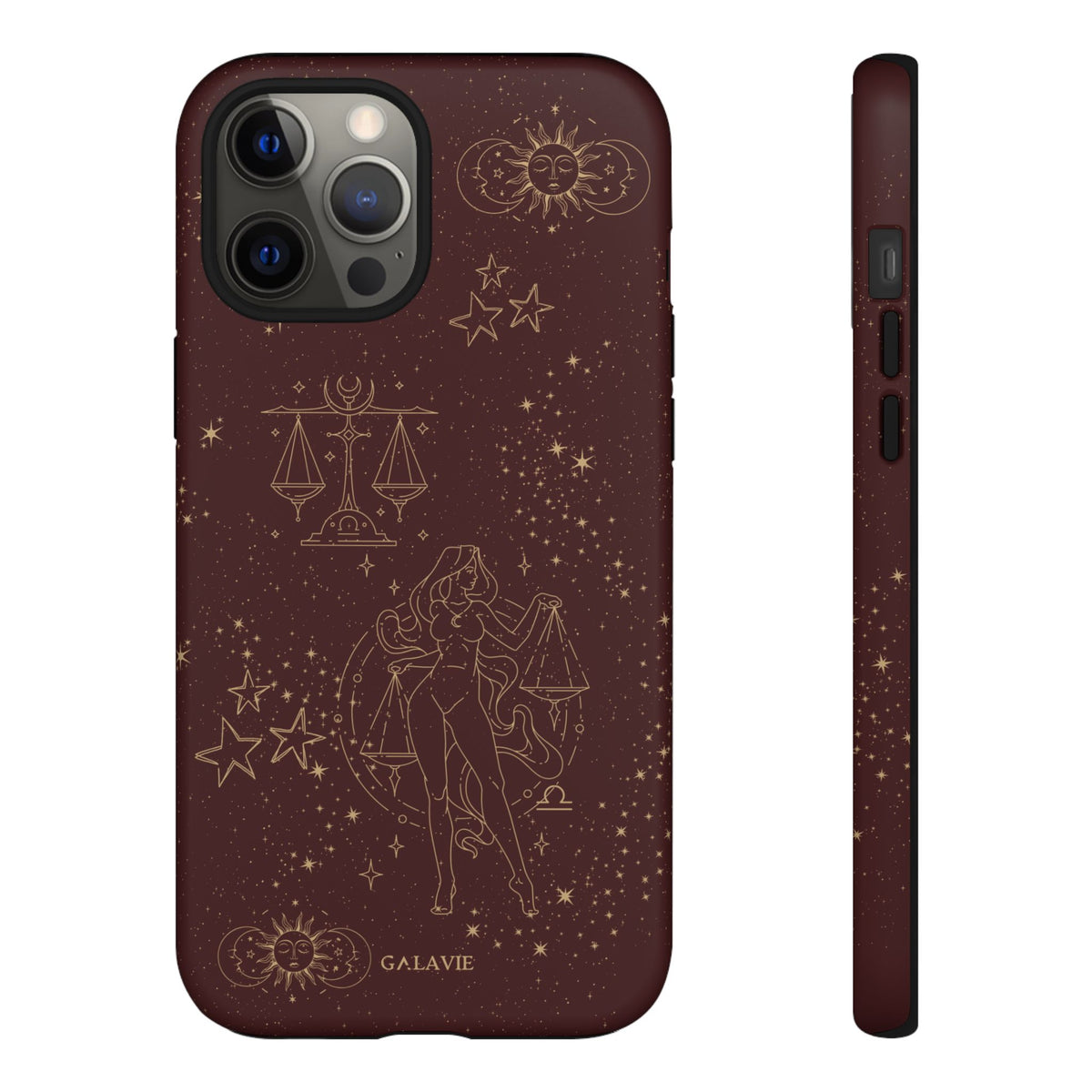 Libra Zodiac Phone Case – Chocolate