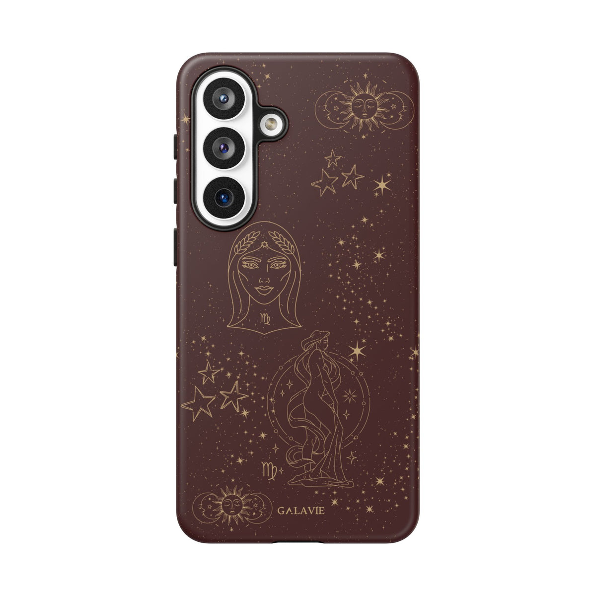 Virgo Zodiac Phone Case – Chocolate
