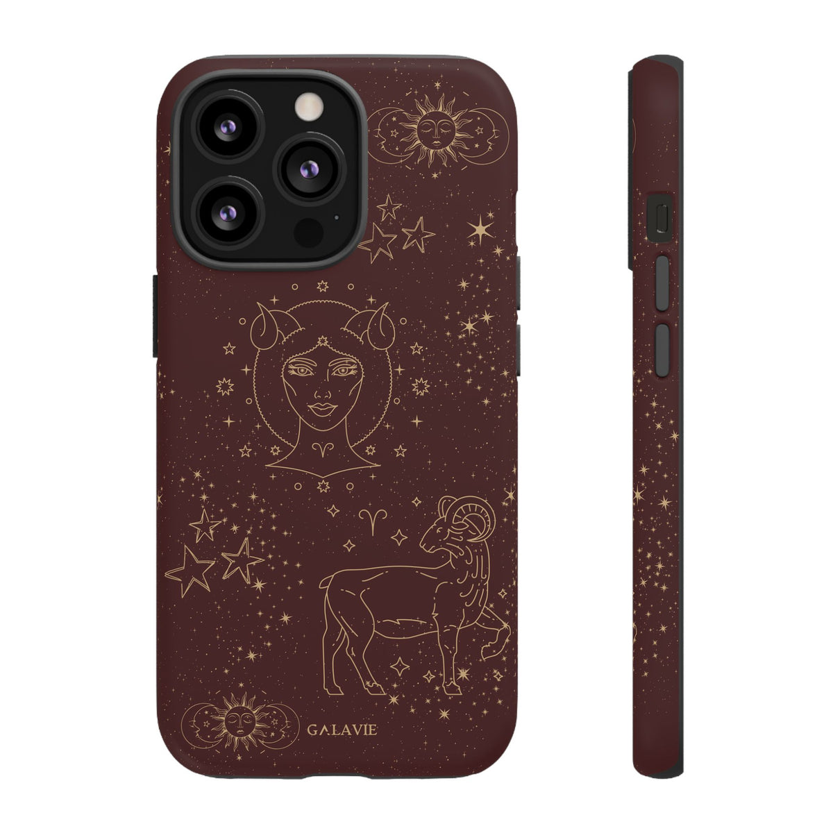 Aries Zodiac Phone Case – Chocolate