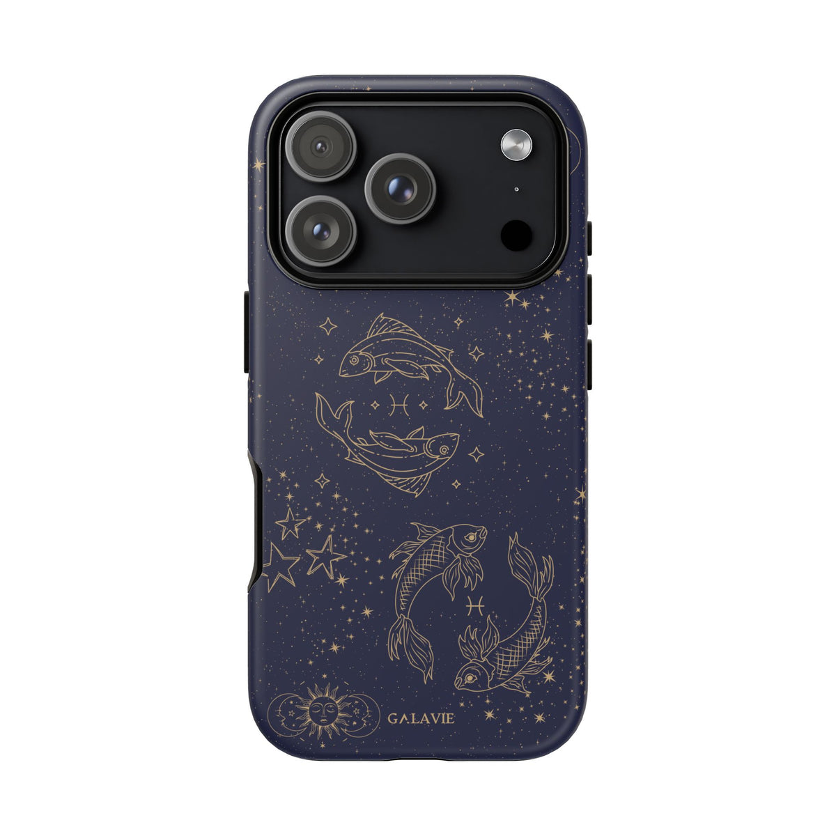 Pisces Zodiac Phone Case – Navy
