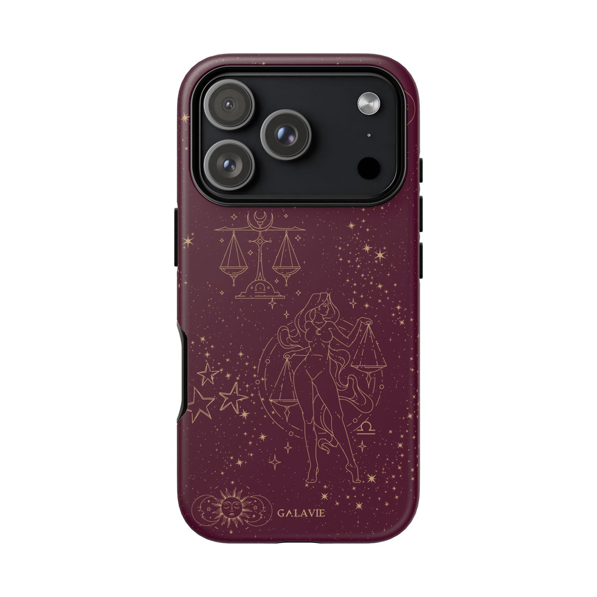 Libra Zodiac Phone Case – Merlot