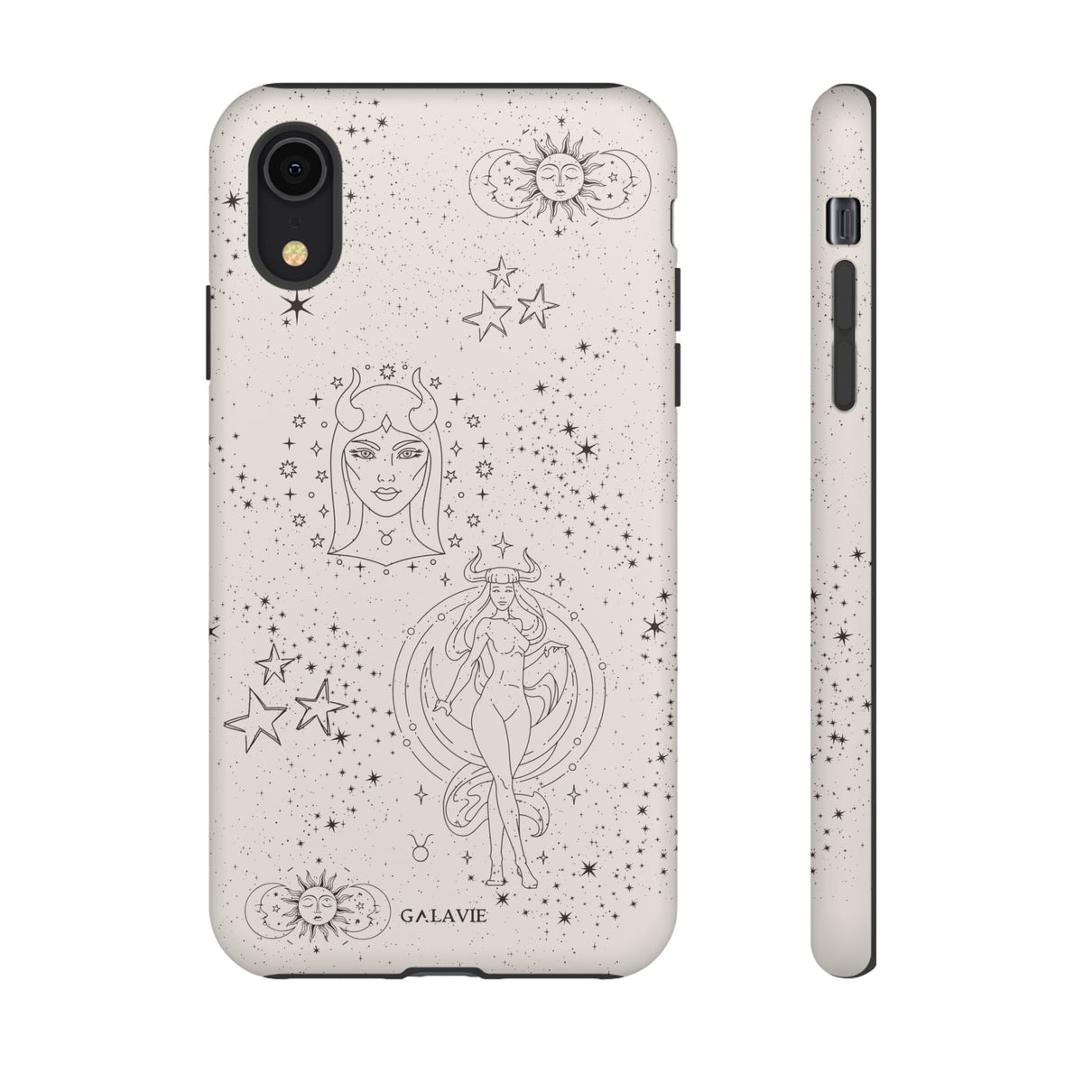 Taurus Zodiac Phone Case – Cream