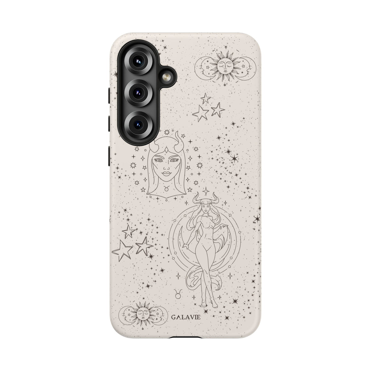 Taurus Zodiac Phone Case – Cream