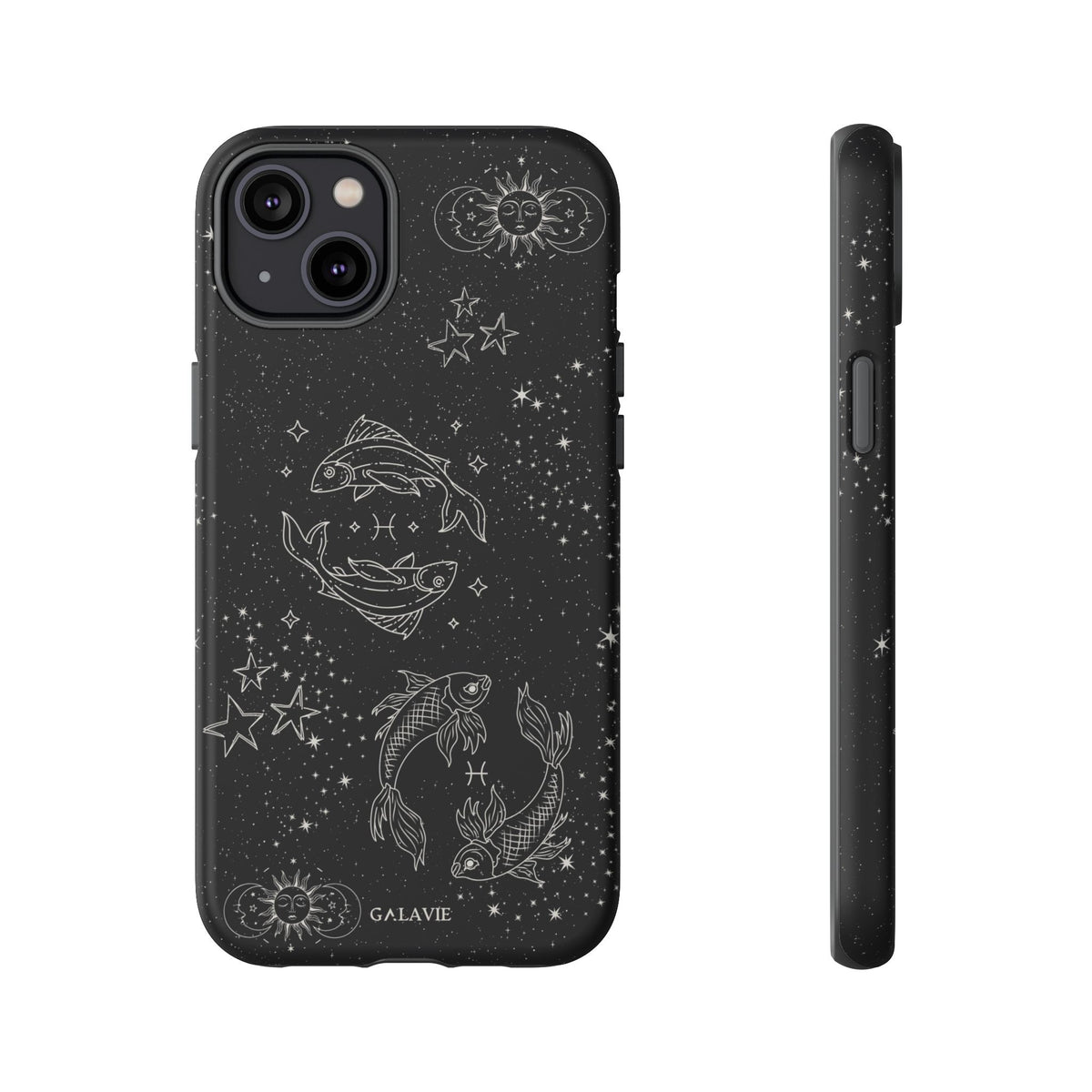 Pisces Zodiac Phone Case – Noir