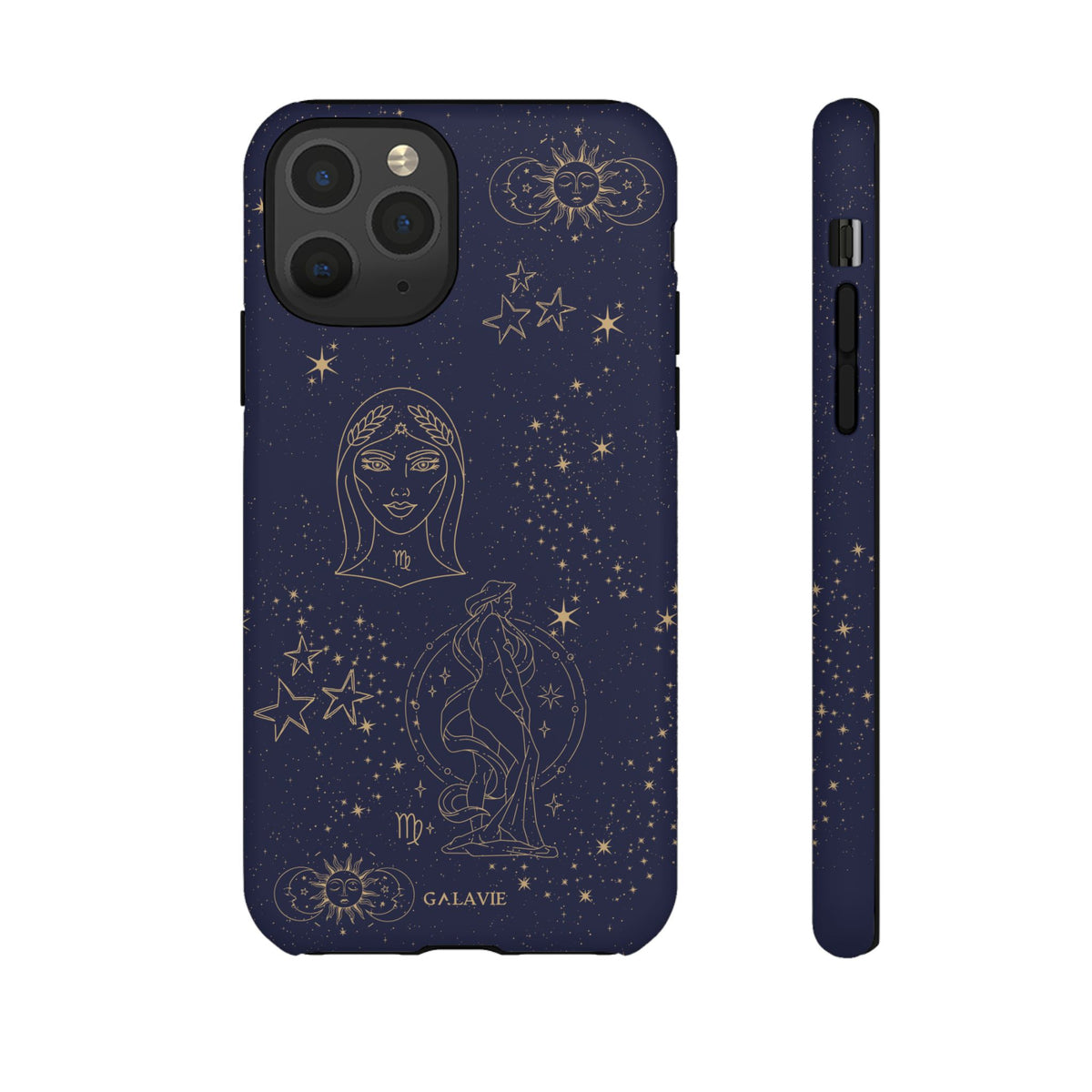 Virgo Zodiac Phone Case – Navy