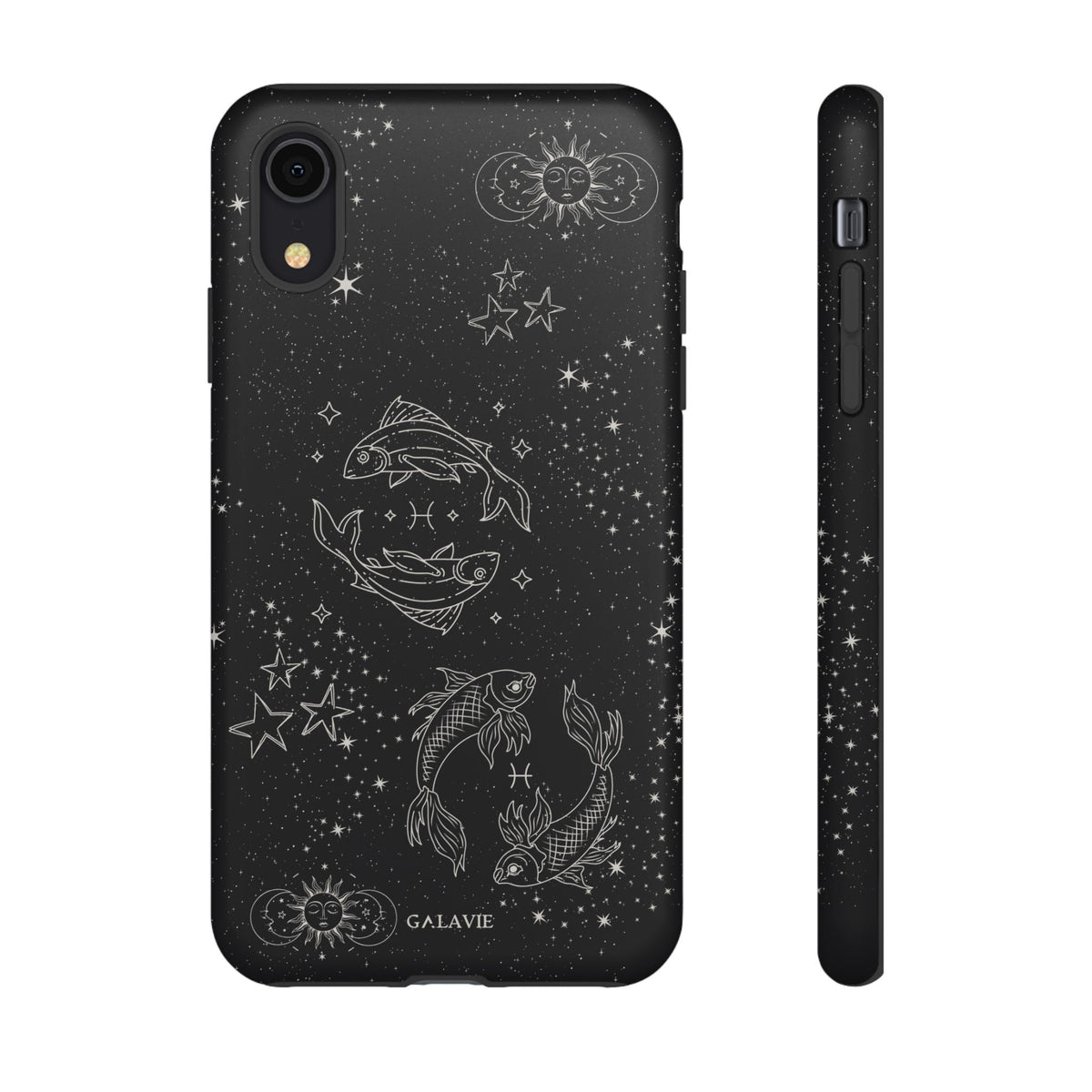Pisces Zodiac Phone Case – Noir