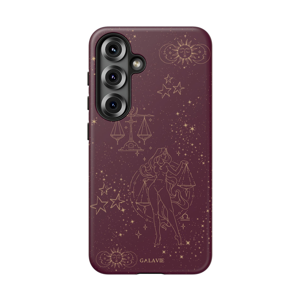 Libra Zodiac Phone Case – Merlot