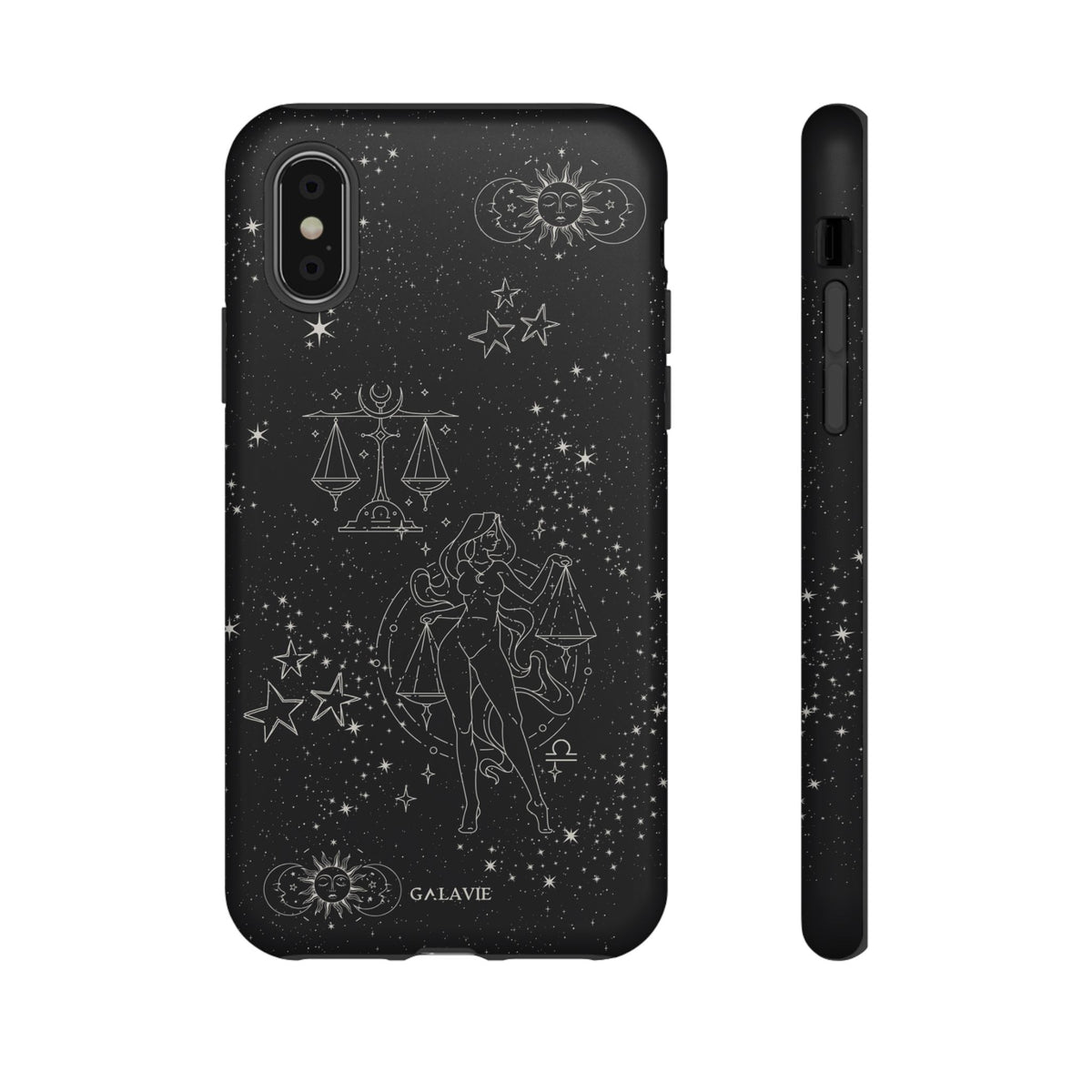 Libra Zodiac Phone Case – Noir