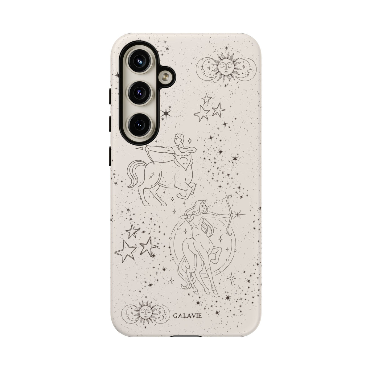 Sagittarius Zodiac Phone Case – Cream