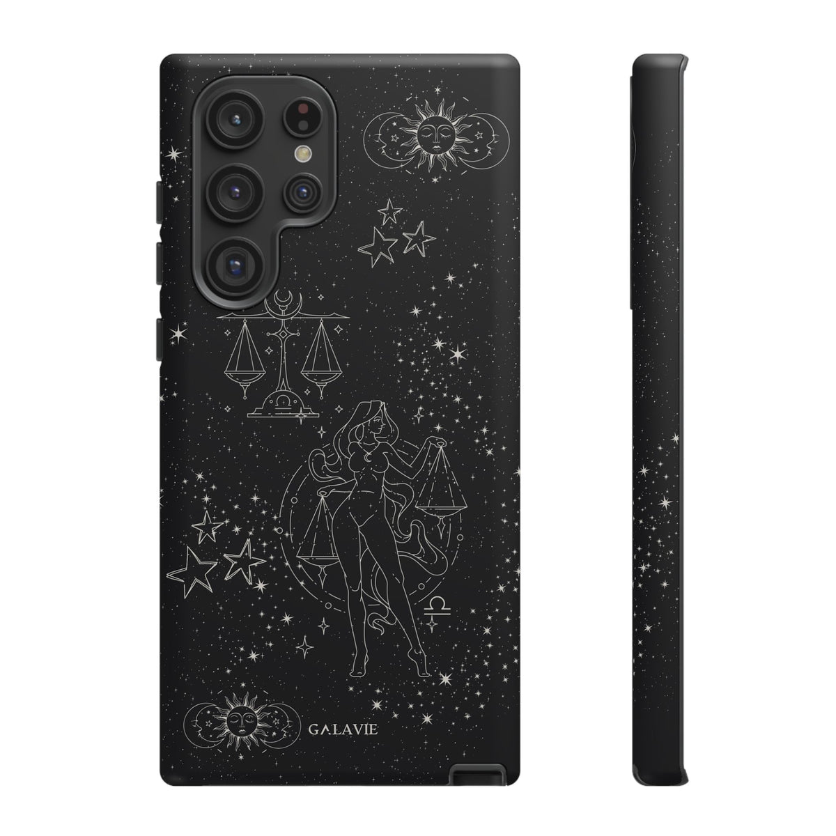 Libra Zodiac Phone Case – Noir