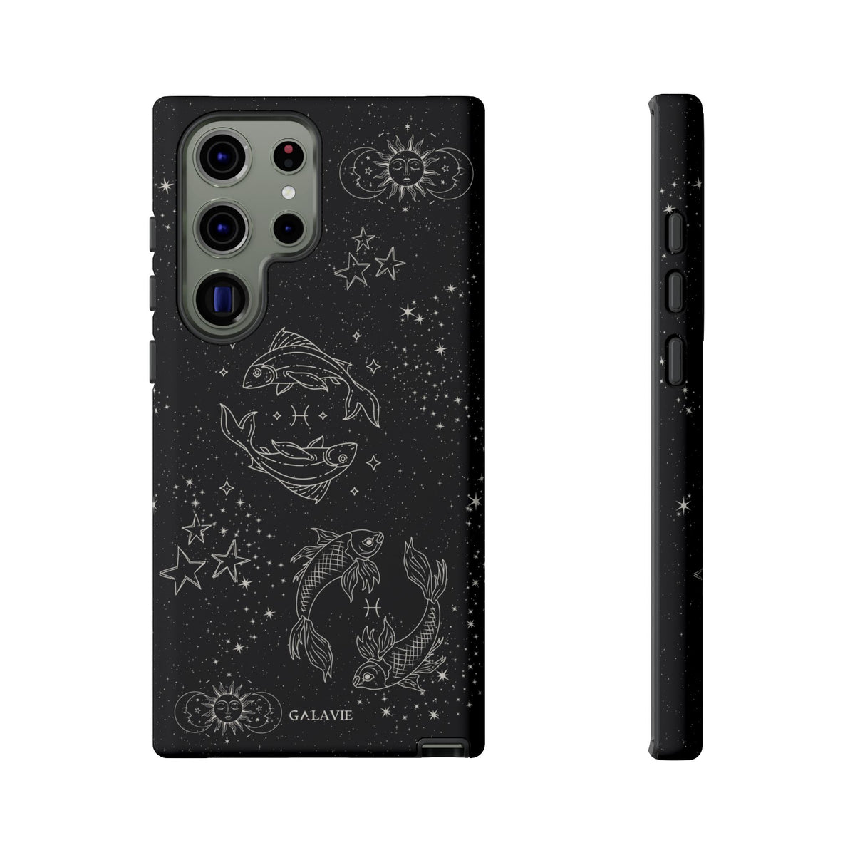 Pisces Zodiac Phone Case – Noir