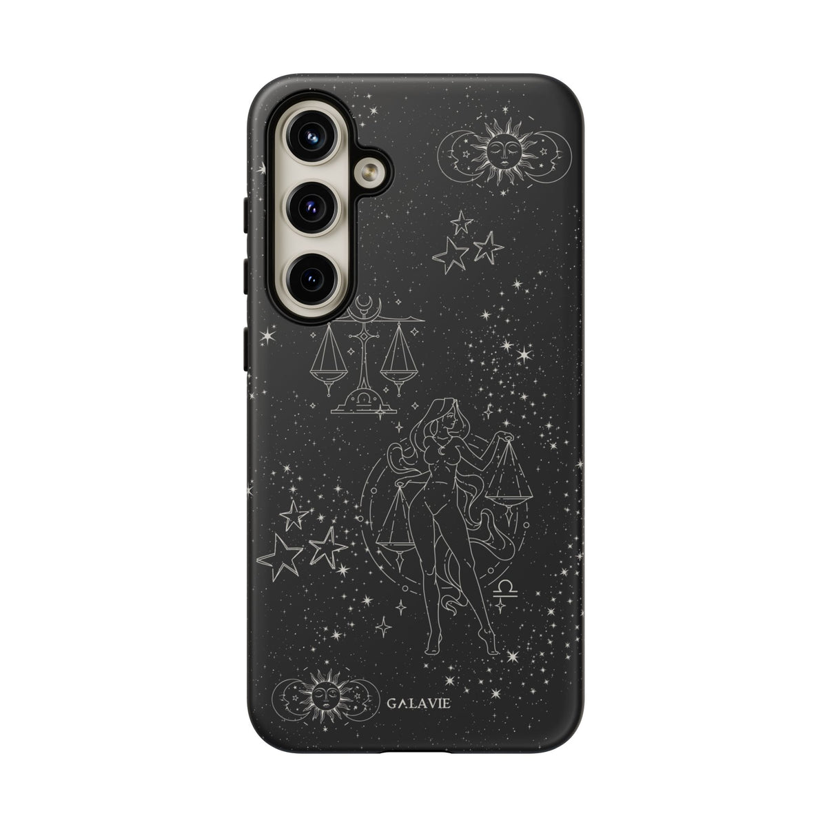 Libra Zodiac Phone Case – Noir