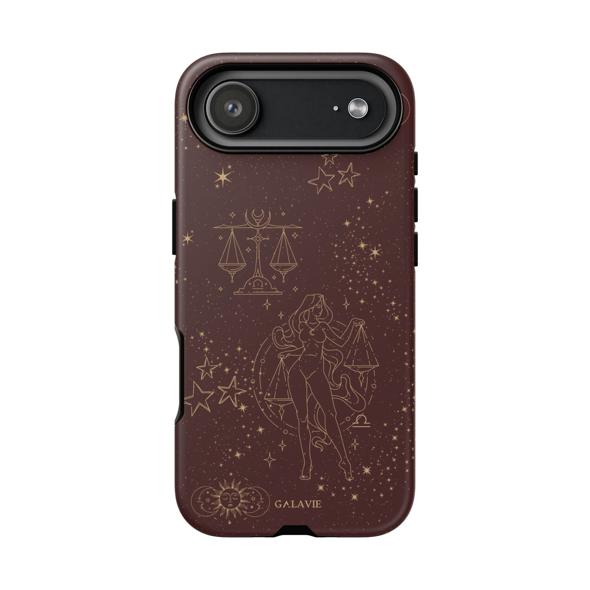 Libra Zodiac Phone Case – Chocolate