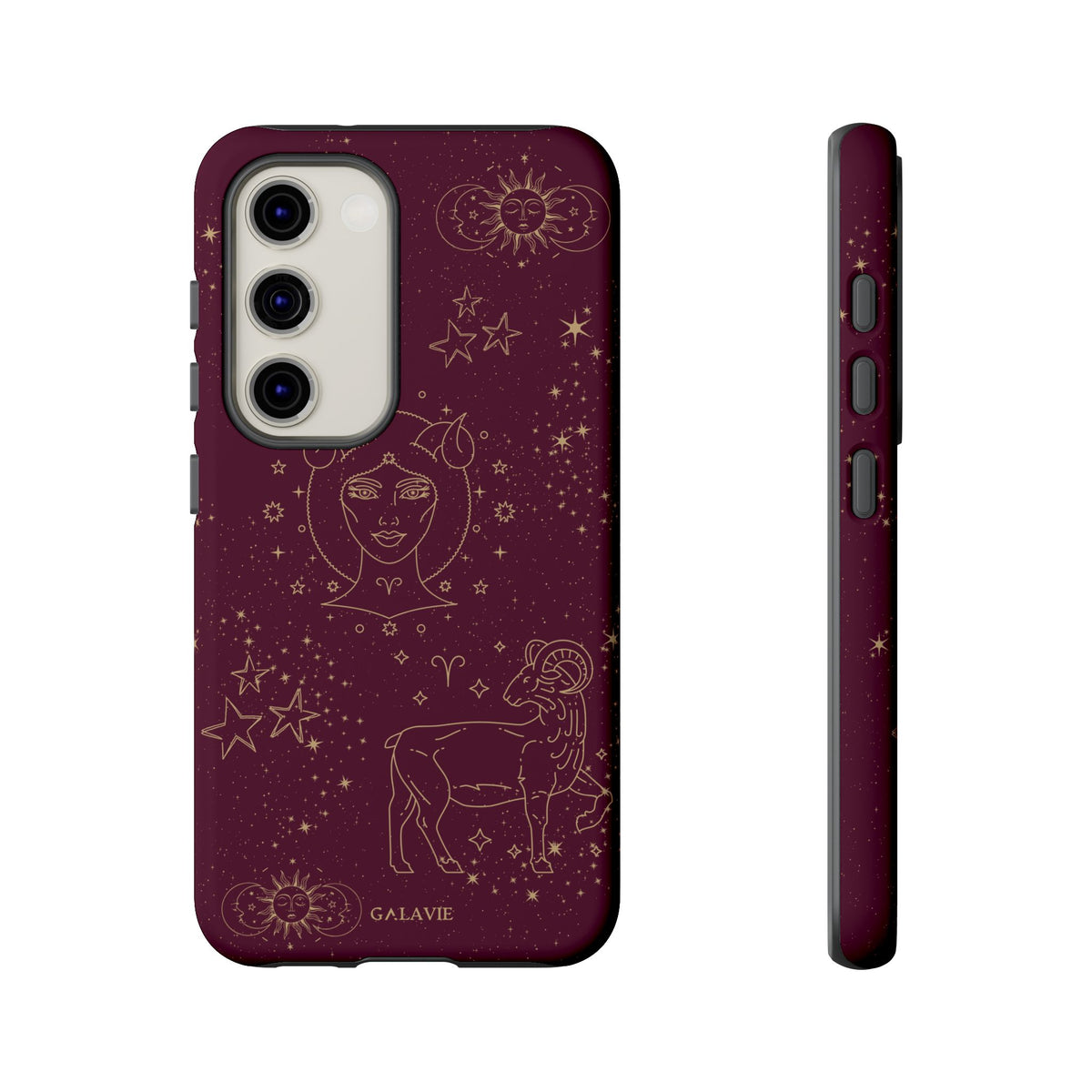 Aries Zodiac Phone Case – Merlot