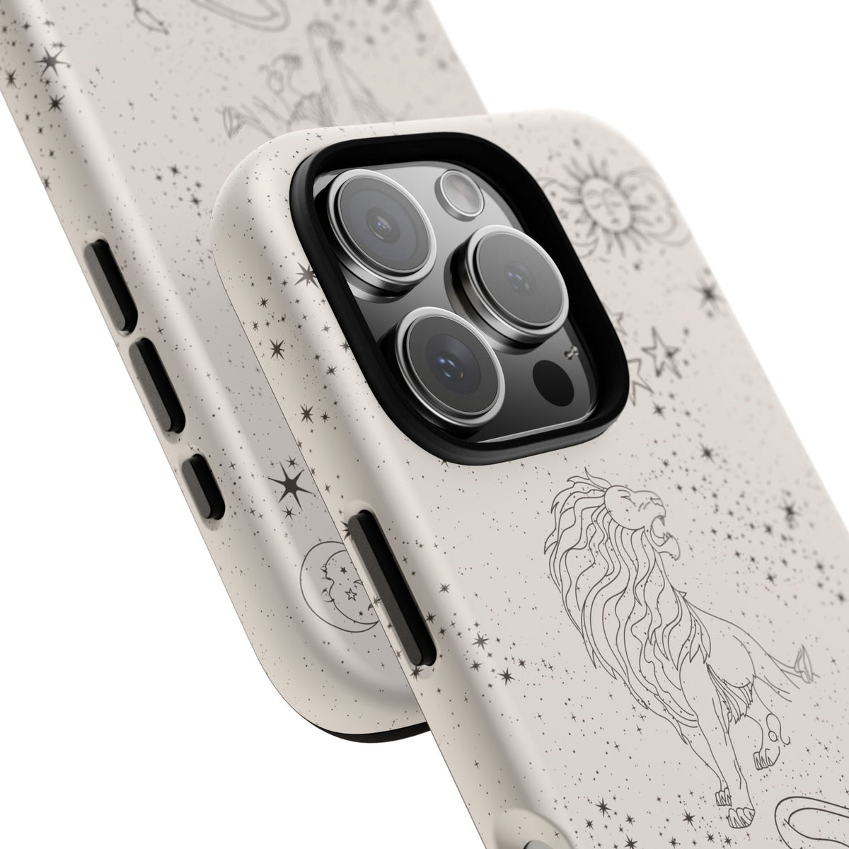 Leo Zodiac Phone Case – Cream
