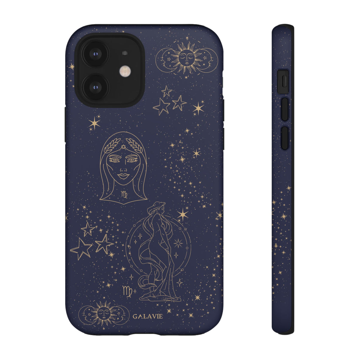 Virgo Zodiac Phone Case – Navy