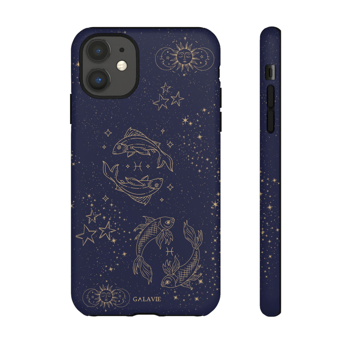 Pisces Zodiac Phone Case – Navy