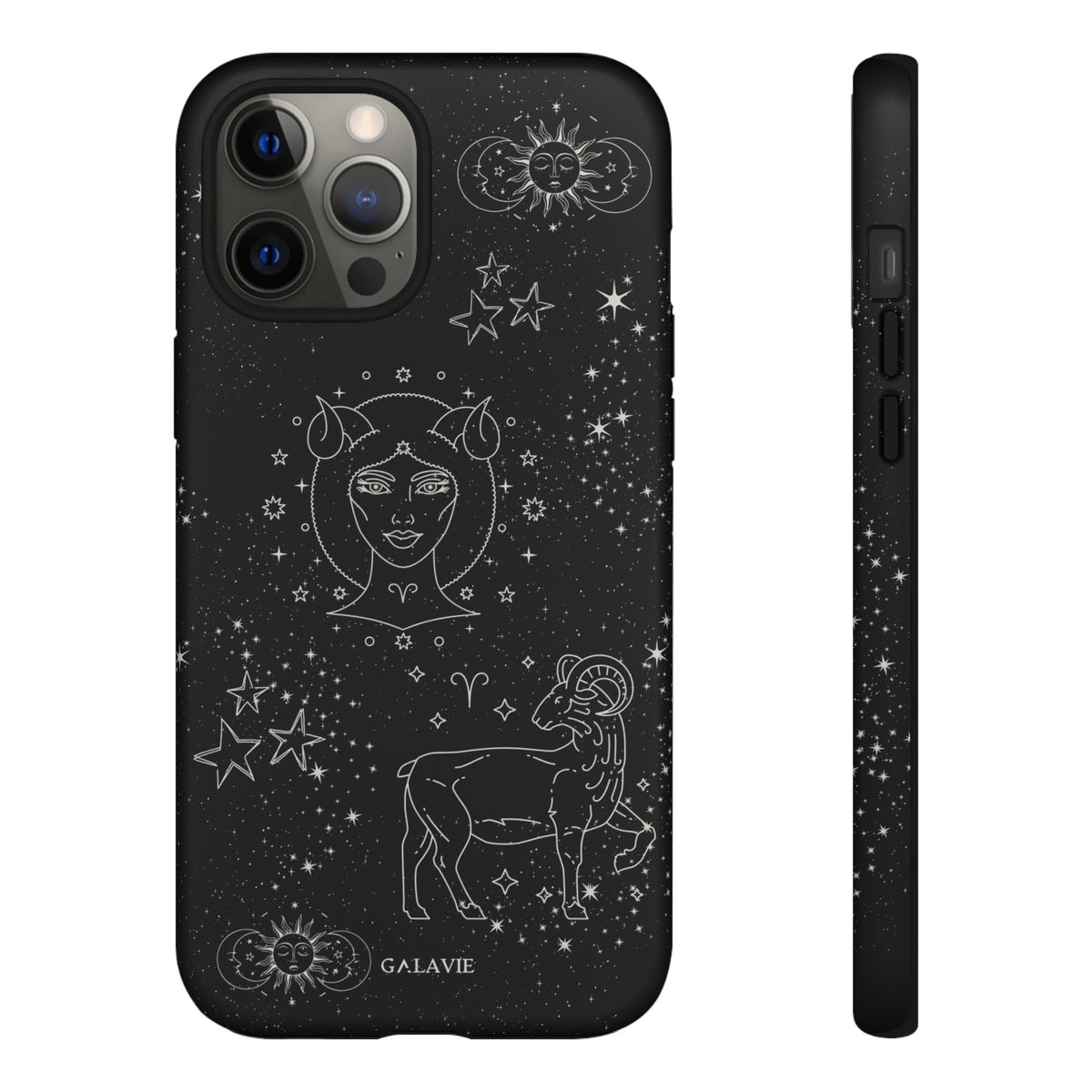 Aries Zodiac Phone Case – Noir