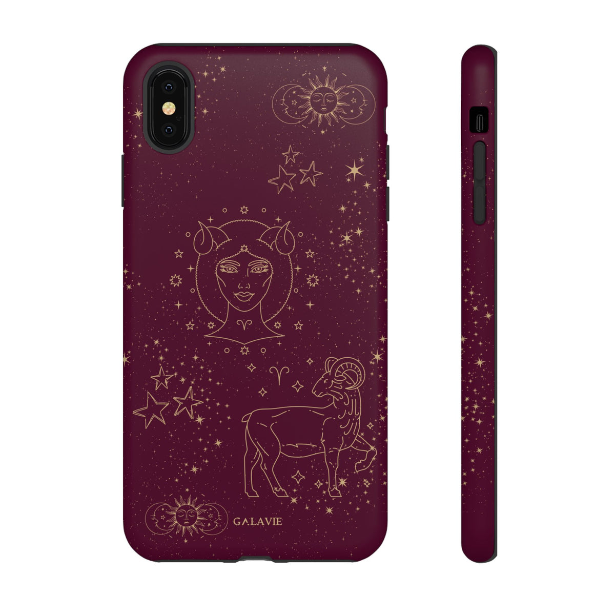 Aries Zodiac Phone Case – Merlot