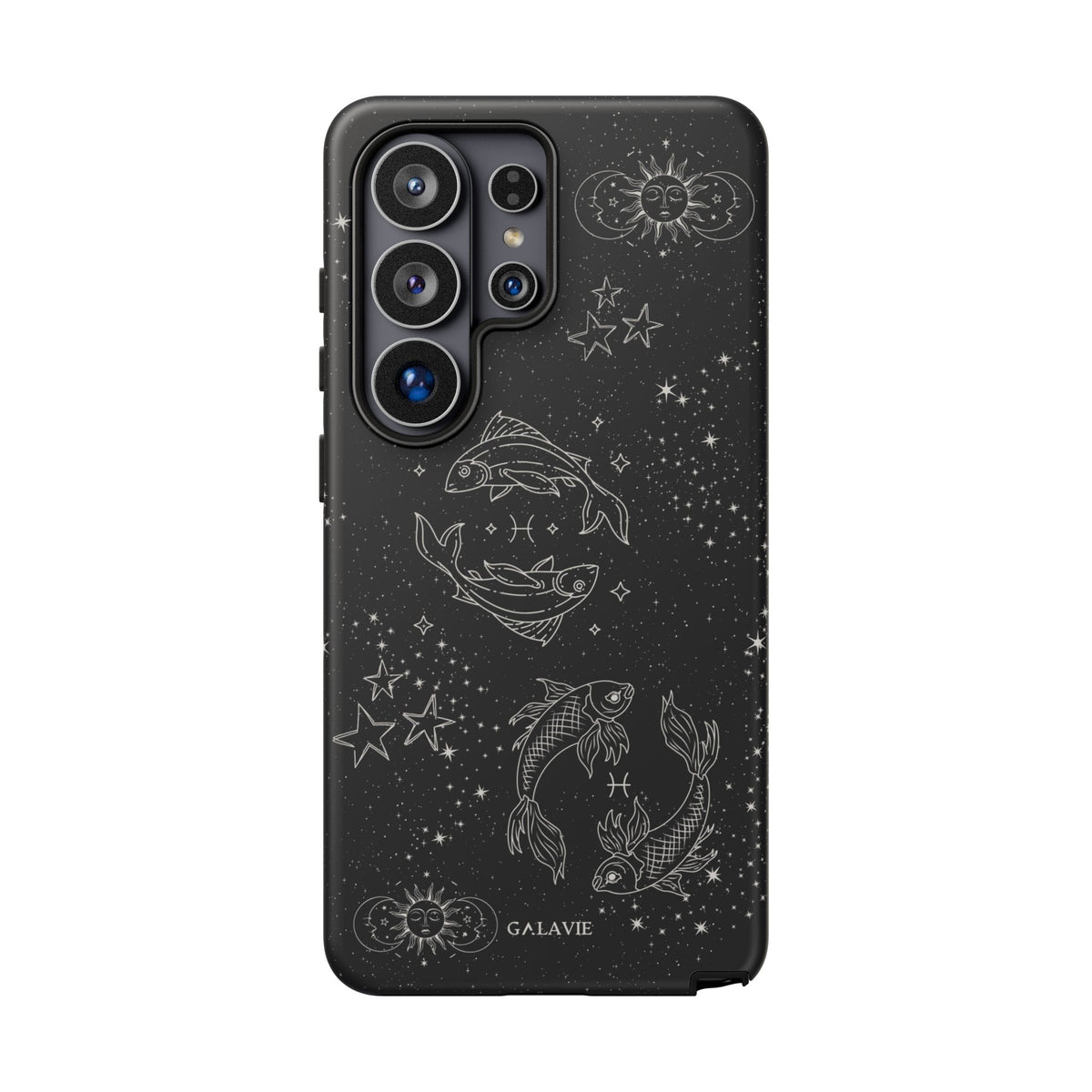 Pisces Zodiac Phone Case – Noir