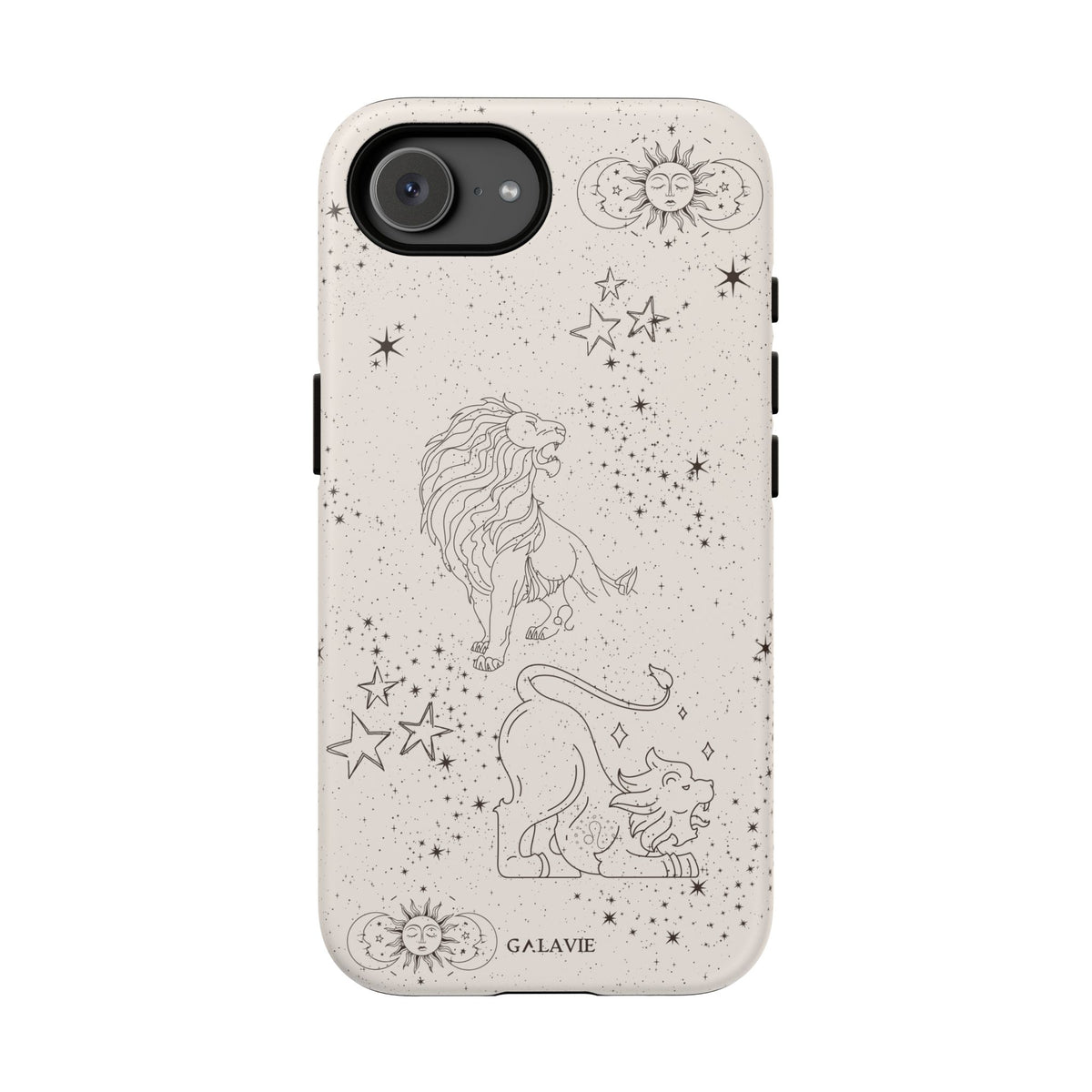 Leo Zodiac Phone Case – Cream