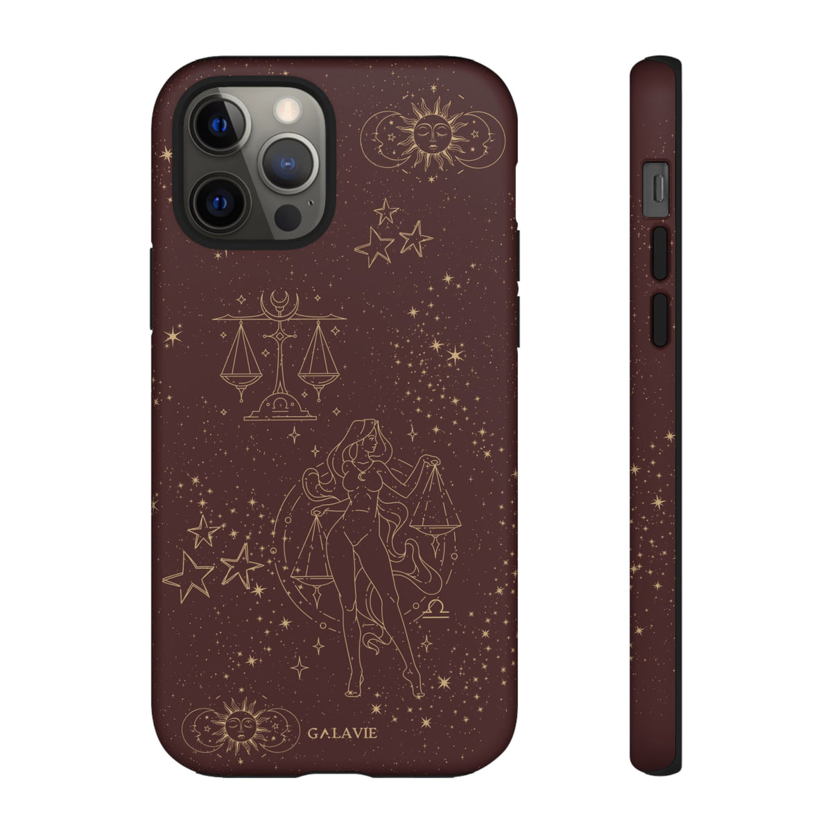 Libra Zodiac Phone Case – Chocolate