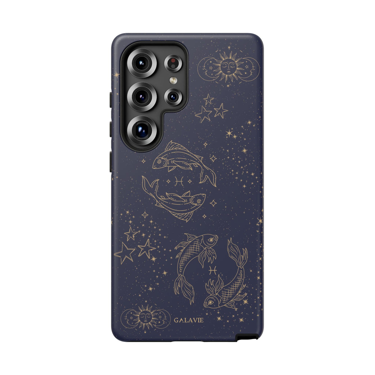 Pisces Zodiac Phone Case – Navy