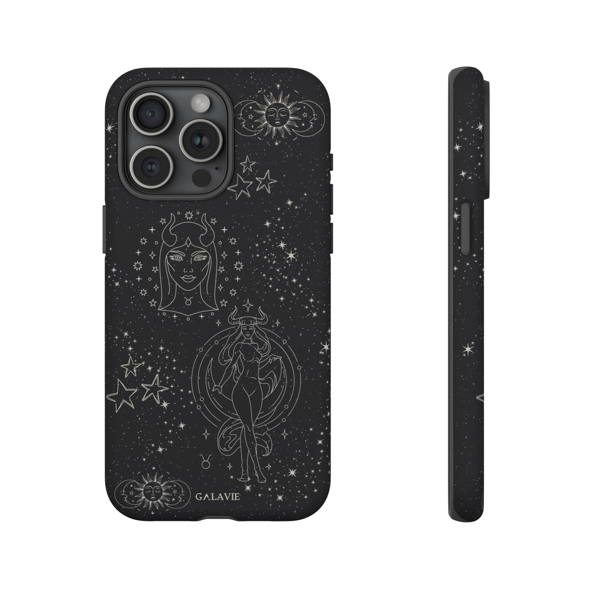 Taurus Zodiac Phone Case – Noir