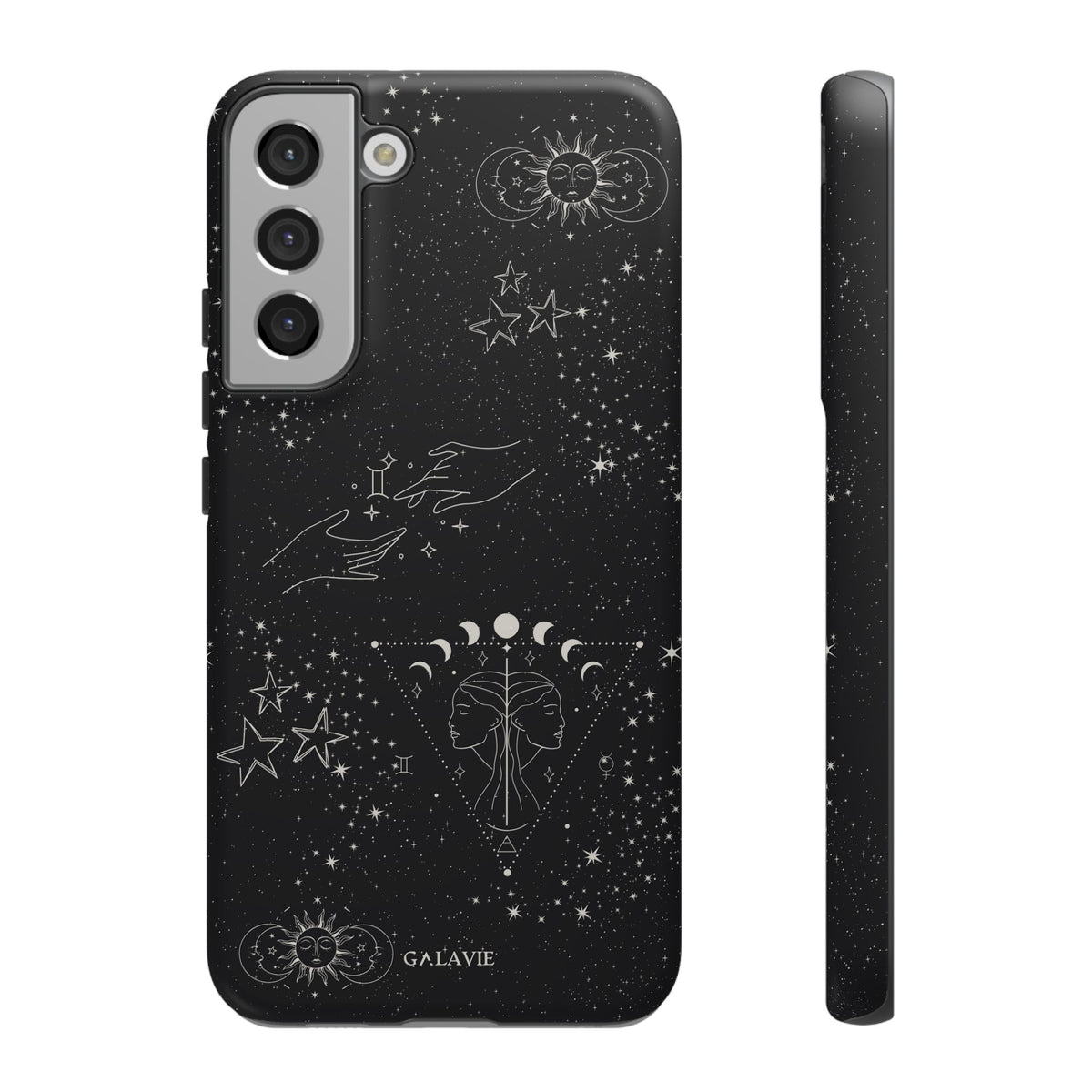Gemini Zodiac Phone Case – Noir