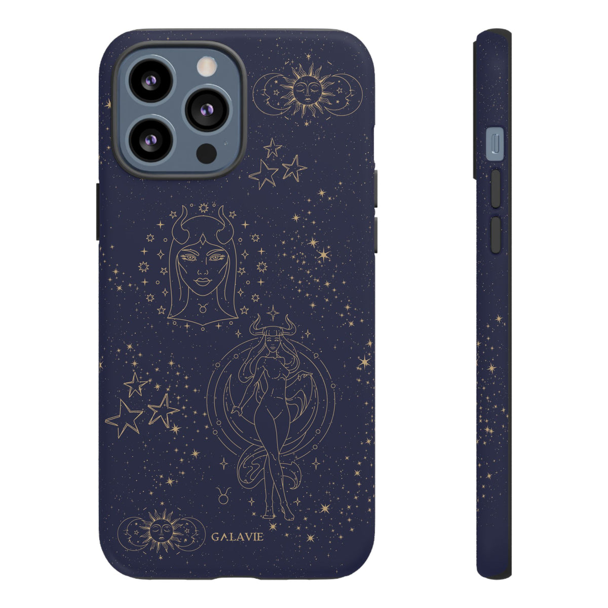 Taurus Zodiac Phone Case – Navy
