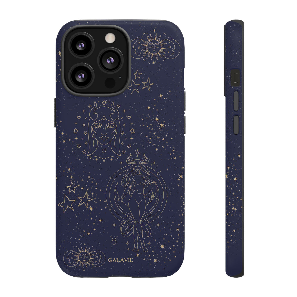 Taurus Zodiac Phone Case – Navy