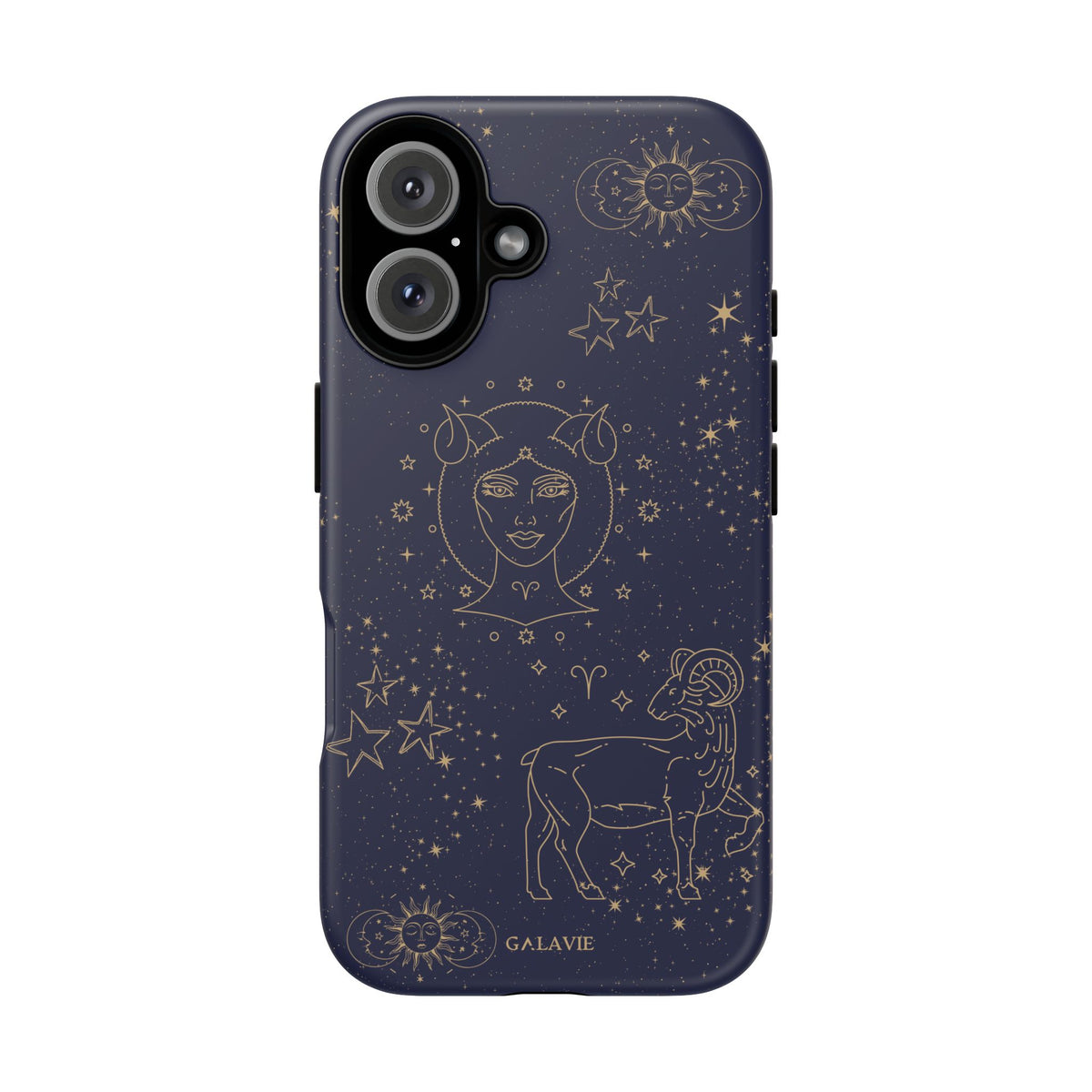 Aries Zodiac Phone Case – Navy