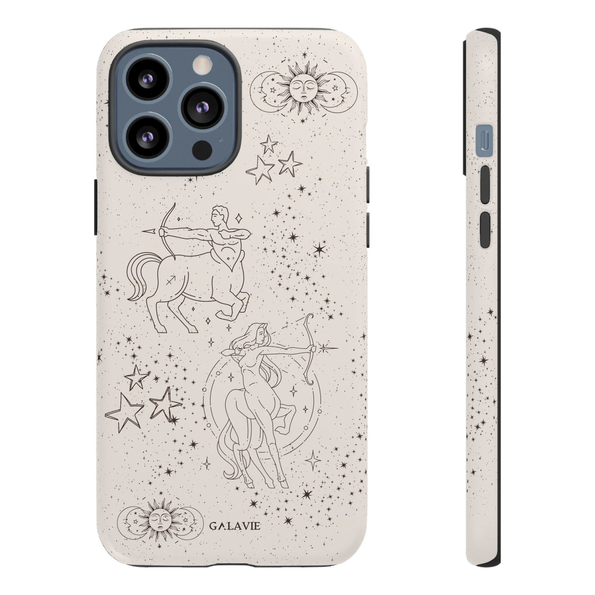 Sagittarius Zodiac Phone Case – Cream