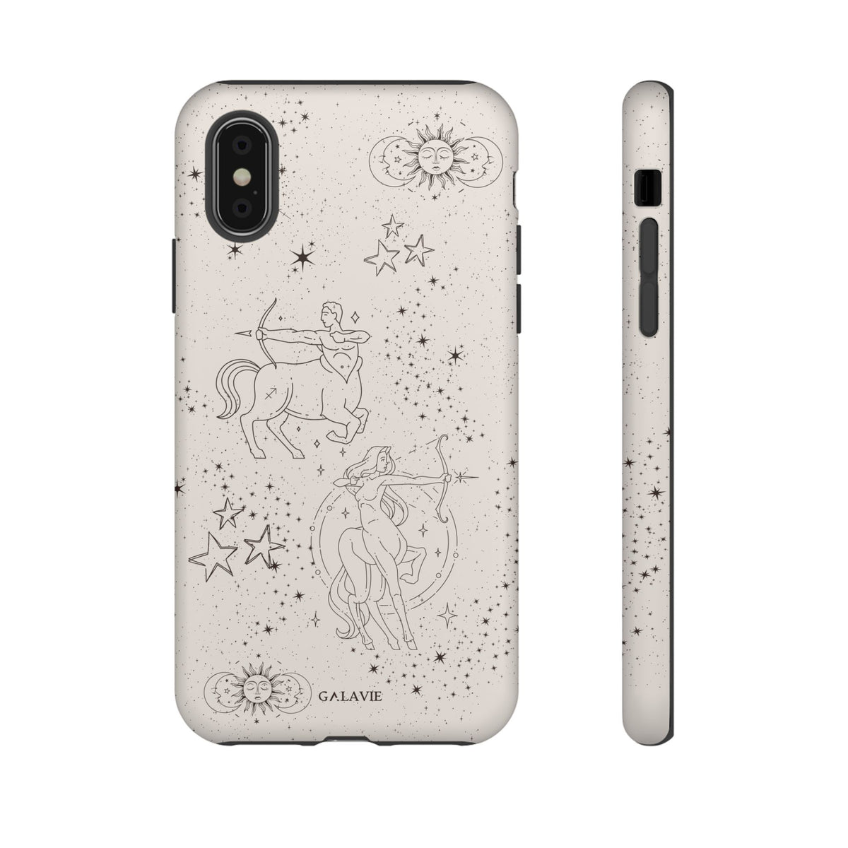 Sagittarius Zodiac Phone Case – Cream