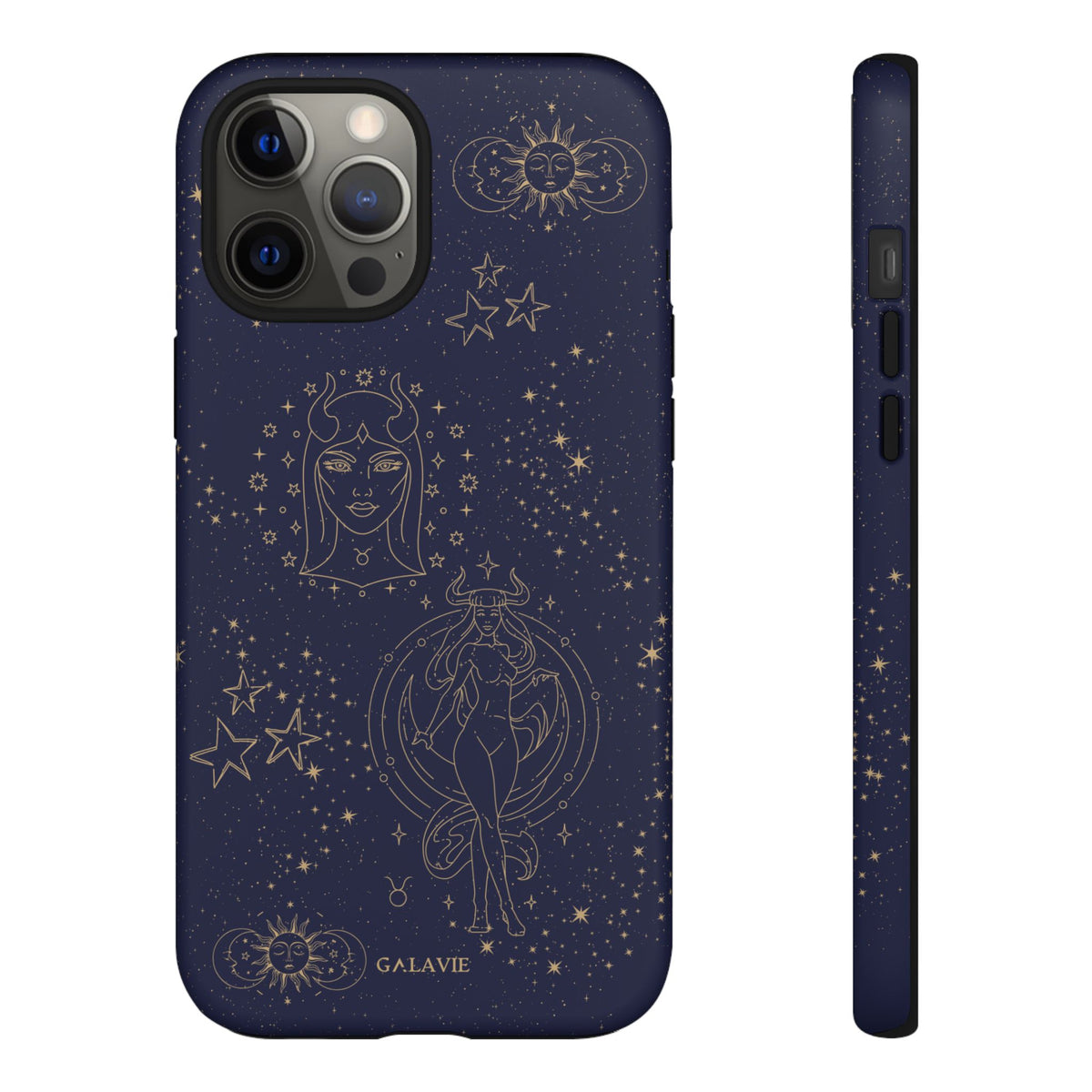 Taurus Zodiac Phone Case – Navy