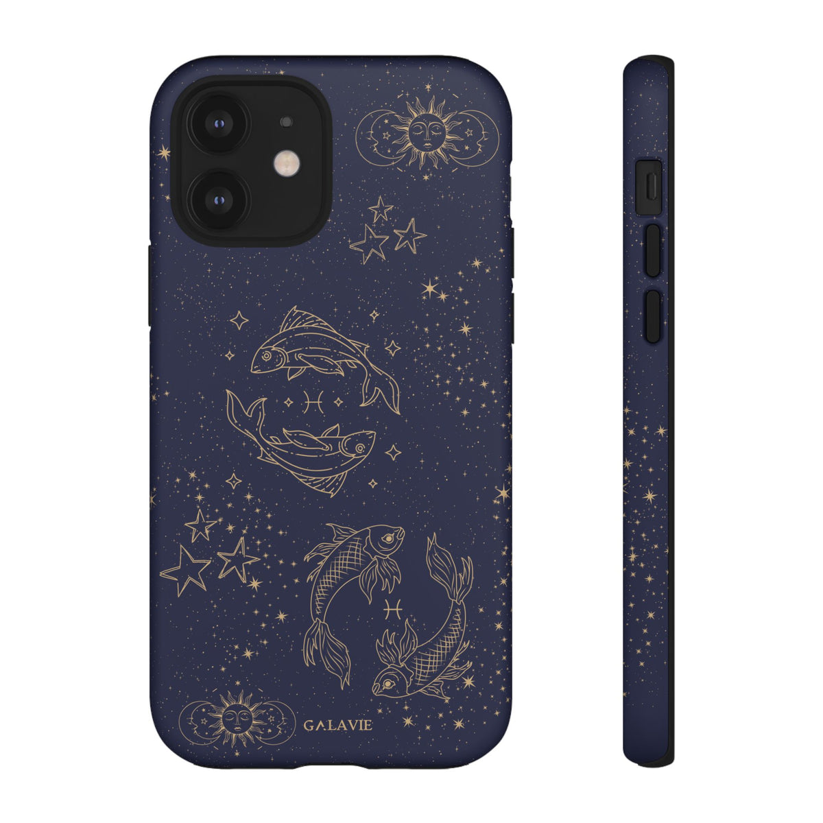 Pisces Zodiac Phone Case – Navy