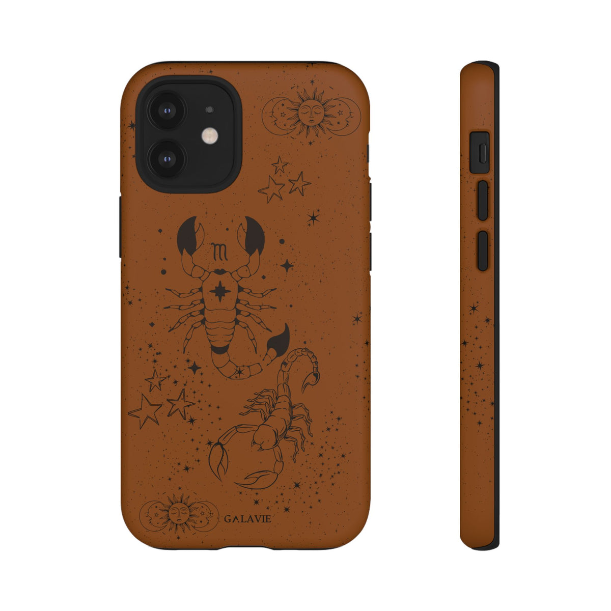 Scorpio Zodiac Phone Case – Cognac