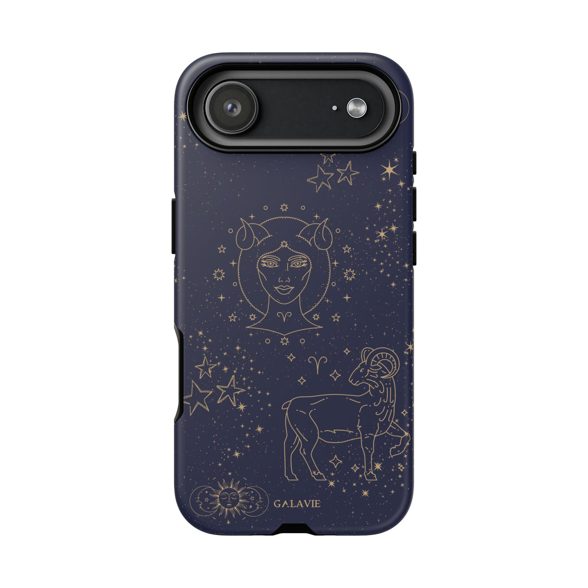 Aries Zodiac Phone Case – Navy