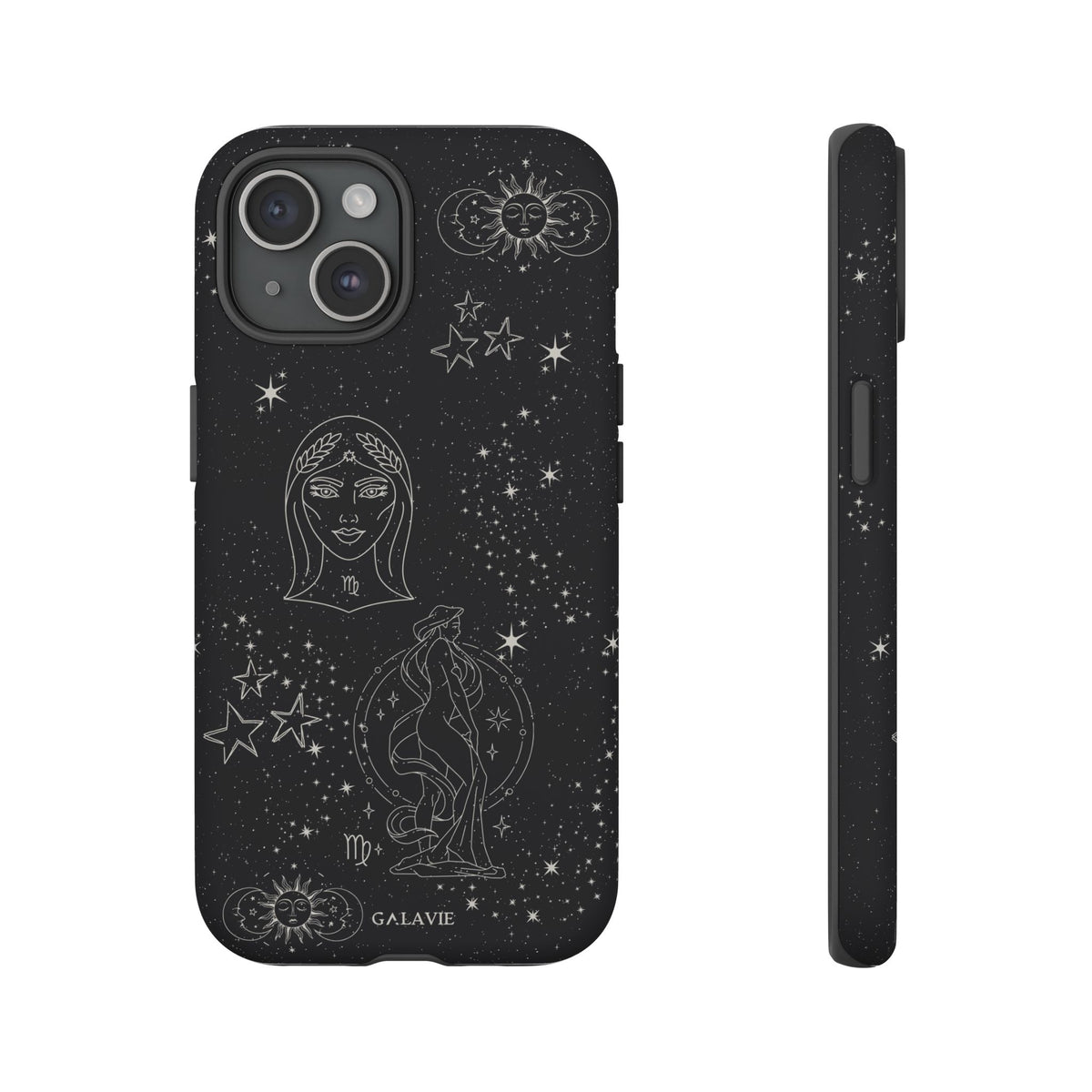 Virgo Zodiac Phone Case – Noir