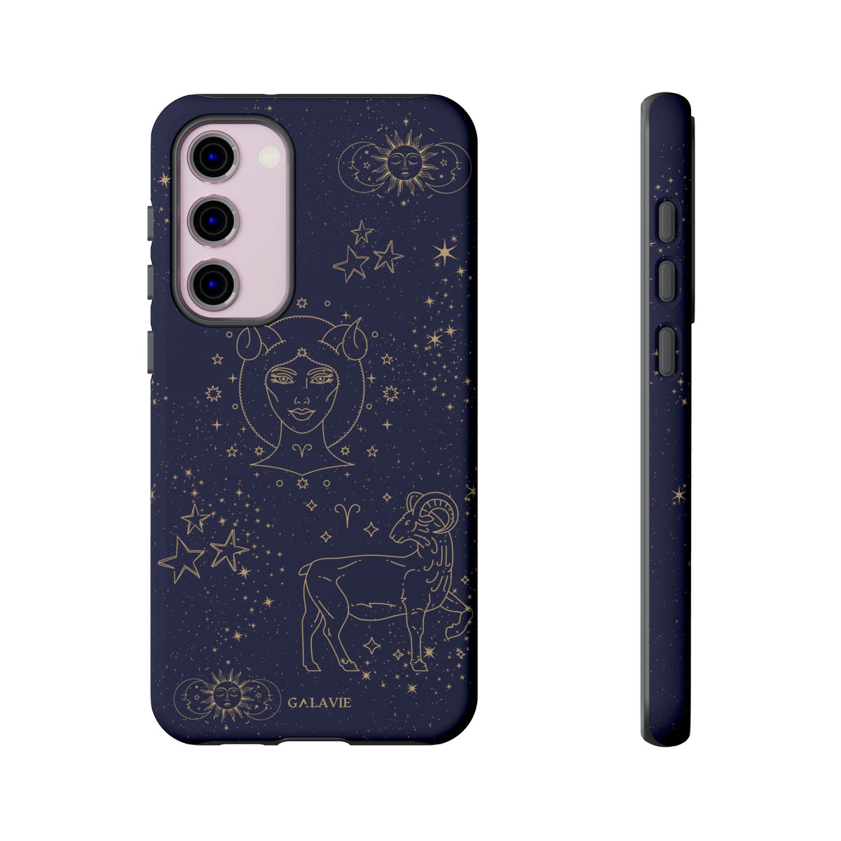 Aries Zodiac Phone Case – Navy