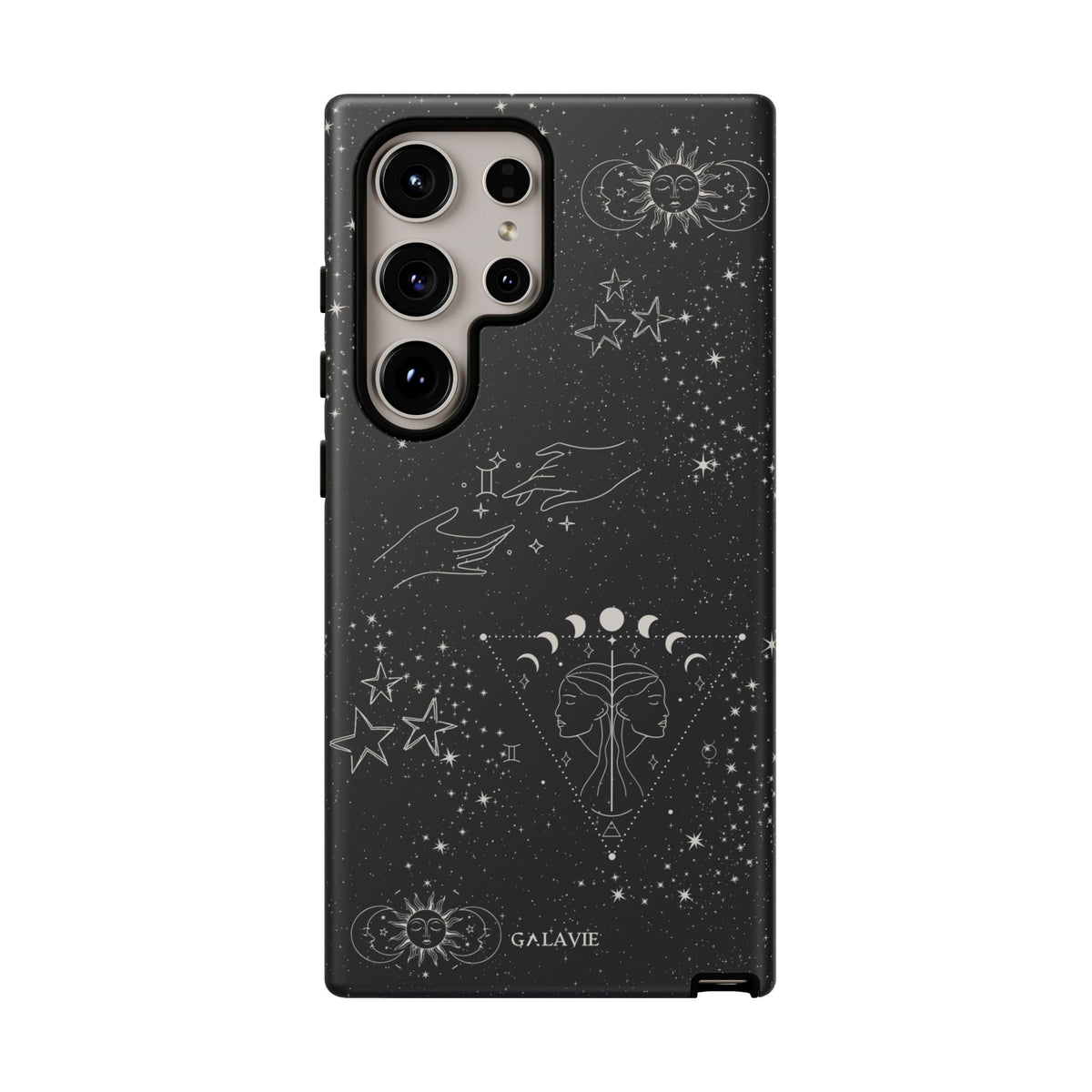 Gemini Zodiac Phone Case – Noir