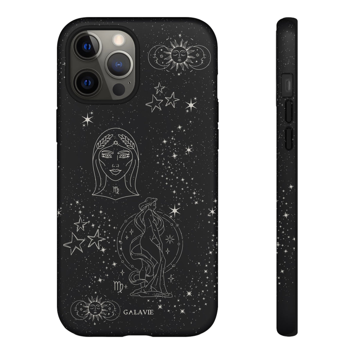Virgo Zodiac Phone Case – Noir
