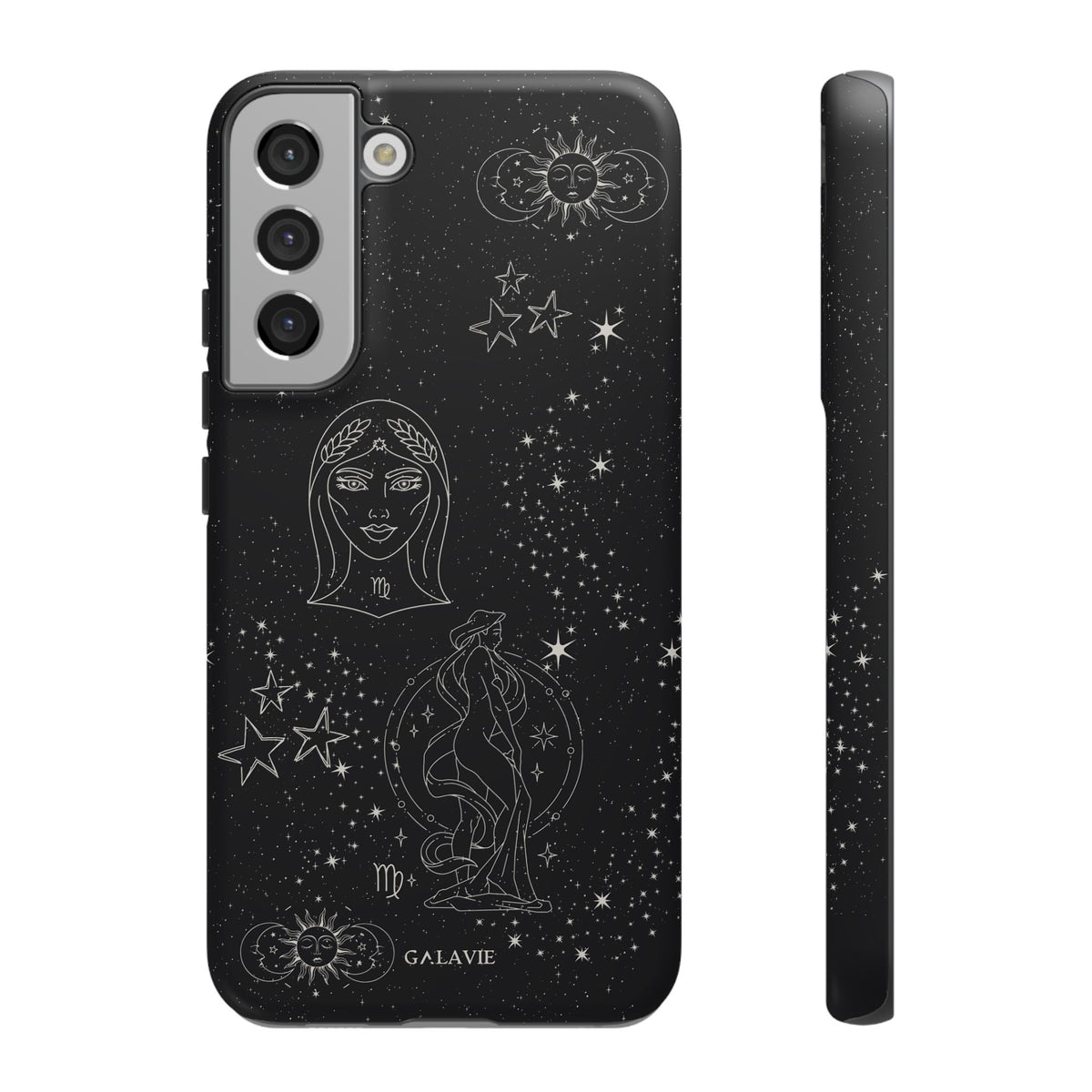 Virgo Zodiac Phone Case – Noir